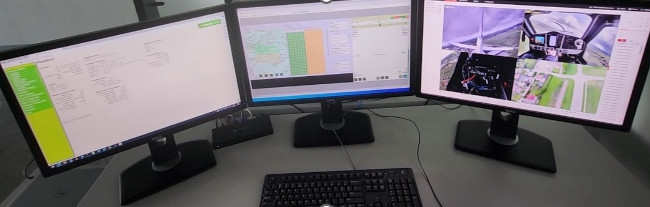 Satellite surveillance station